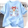 Cute Strawberry Goose T Shirt Retro Summer Goose Tshirt Mothers Day Gift Mama WOMEN Printed Short Sleeve Round Neck Tshirts