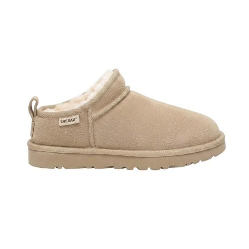 EverAu Womens/Ladies Cow Suede Slippers
