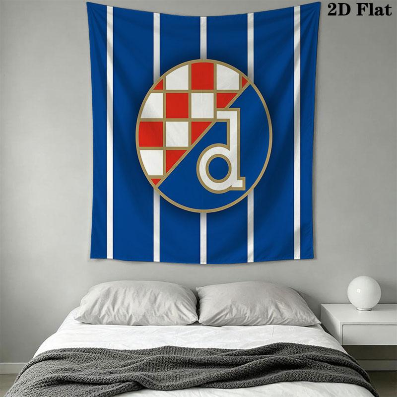 GNK Dinamo Zagreb Wall Hanging Printed Fabric Blanket Decorative Tapestries for Bedroom Living Room Home Decor