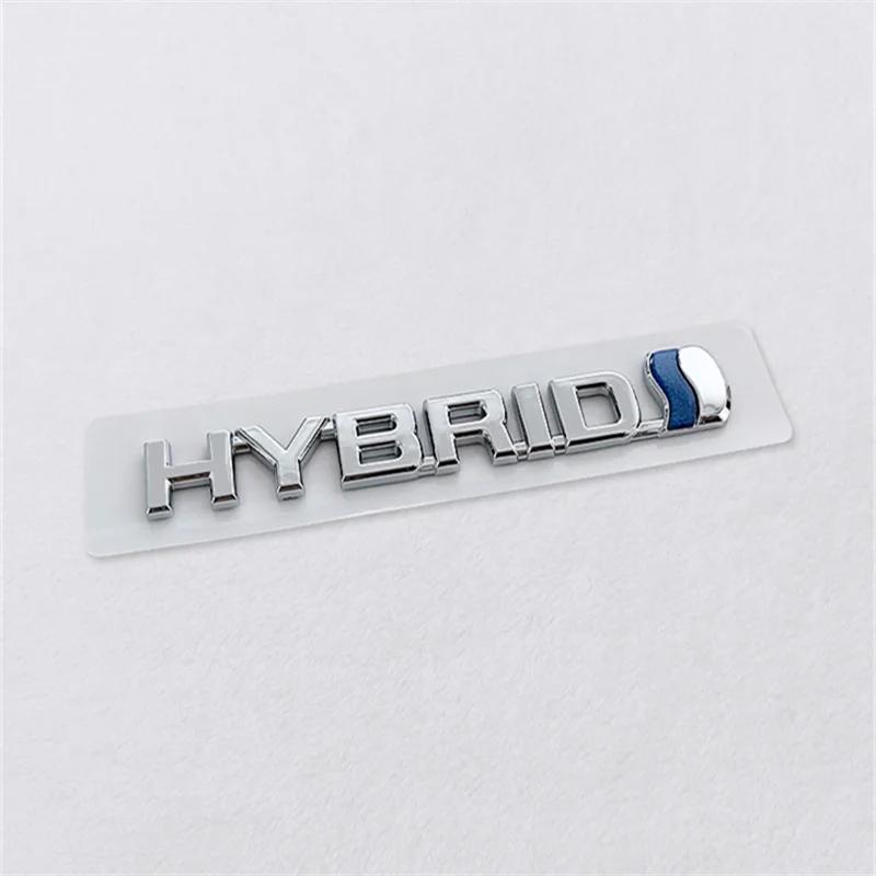 ABS Car Body Fender Side Badge Trunk Sticker for Toyota HYBRID Aygo CHR Auris Rav4 Corolla 4Runner Avalon Avensis Camry
