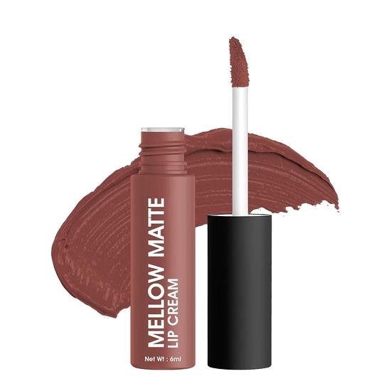 Colors Queen Mellow Matte Lip Cream, Long Wear Liquid Matte Lipstick, Velvety Soft Finish, Weightless Formula (18 - Rouge)