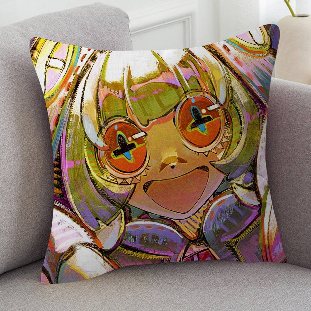 Anime Gachiakuta Cute Cartoon L Game Cushion Cover Pillowcase Upholstery Sofa Throw Pillow Home Decor Pillowcas