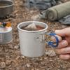 Reusable Aluminum Zinc Zinc Alloy Cup 150 ML Coffee Cup Tea Cup Outdoor Cup  Camping
