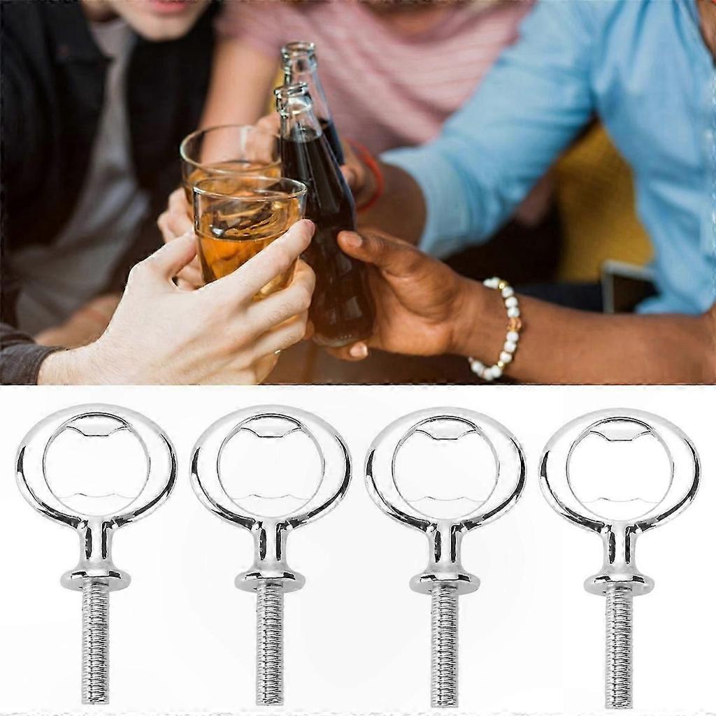 Metal Bottle Openers for DIY Crafts, 8-Pack
