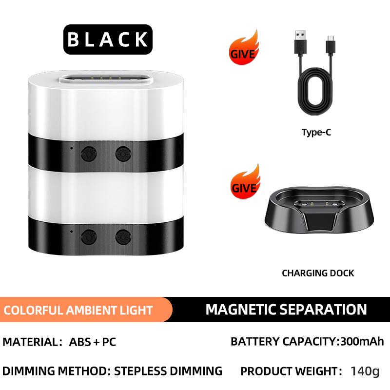 Adjustable Brightness Mini Magnetic Warm White Touch Control LED Desk Night Light Function for Dining Table Atmosphere Lighting