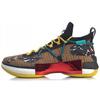 Баскетбольные кроссовки Li Ning Flash 6 Premium Trend с амортизацией, противоскользящие, износостойкие, балансирующие, средней высоты, мужские баскетбольные кроссовки черного и коричневого цвета ABAQ001-7