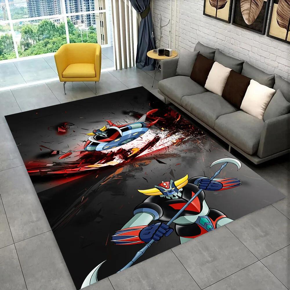НЛО робот Grendizer аниме мультфильм коврик, ковер для дома гостиная спальня диван коврик для двери декор, детские игры нескользящий напольный коврик 3D