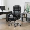 Six Point Vibrating Massage Office Chair - Black