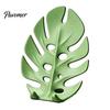 Monstera Leaf Phone Stand 3D Printed Holder, Cute Desktop Cell Stand, Decorative Tropical Creative Gift for Coworkers Mount Home and Office, Vertical