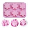Christmas Snowflake Candle Silicone Mold Handmade Soap Aromatherapy Gypsum Resin Ice Mould Candle Making Kit Home Decor Gifts KTY