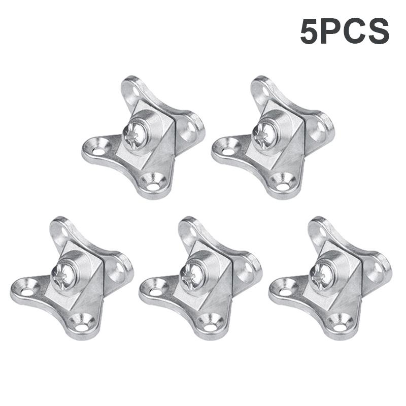 5Pcs Corner Brackets Screws L-Shaped Butterfly Support Connector Removable Combination Fasteners Right Angle Bracket Corner Code