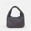 Vintage Woven Leather Crossbody Bag Women Soft Genuine Cowhide Shoulder In Classic Tote Style