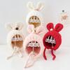 Windproof Baby Cap Cotton Girl's Ear Protection Cap Fashionable Cartoon Baby Hat  Winter