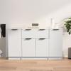 Sideboards 3 pcs White Particleboard
