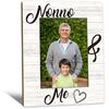 Fathers Day Pops Picture Frames - Grandpa Photo Frame, PopsGrandpa Gifts for Father's Day Birthday from Grandkids Grandchildren, Pops and Me Picture