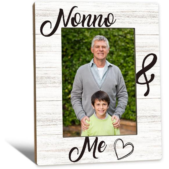 Fathers Day Pops Picture Frames - Grandpa Photo Frame, PopsGrandpa Gifts for Father's Day Birthday from Grandkids Grandchildren, Pops and Me Picture