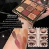 Chasing Flowers in Spring~Herorange Nine-Color Eyeshadow Palette, Smoky Pink Series, Women's Daily Light Makeup Blush and Under-Eye Shadow Palette