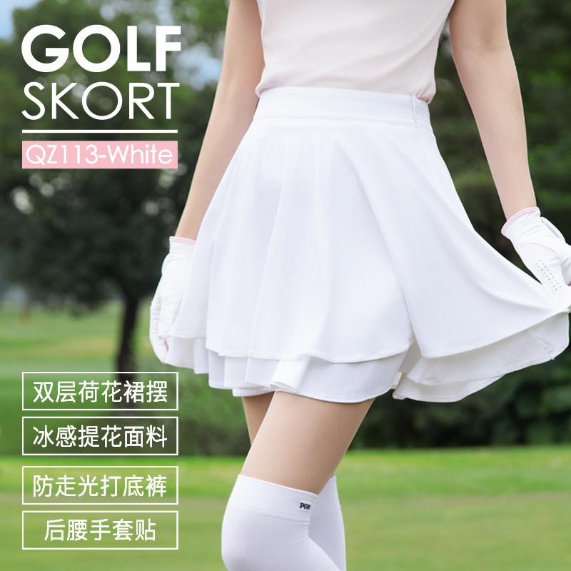 Womens Golf Skort With Built-in Shorts Sport Skirt Tennis Running Fitness Active Wear