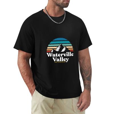 Футболка Waterville Valley New Hampshire Usa Ski Resort 1980S Sublime Blacks Мужские футболки с графическим принтом