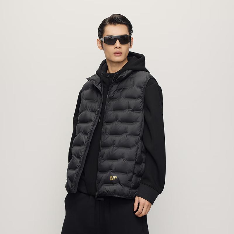 Gaofei Черно-золотой 5.0 Унисекс Легкий жилет на гусином пуху