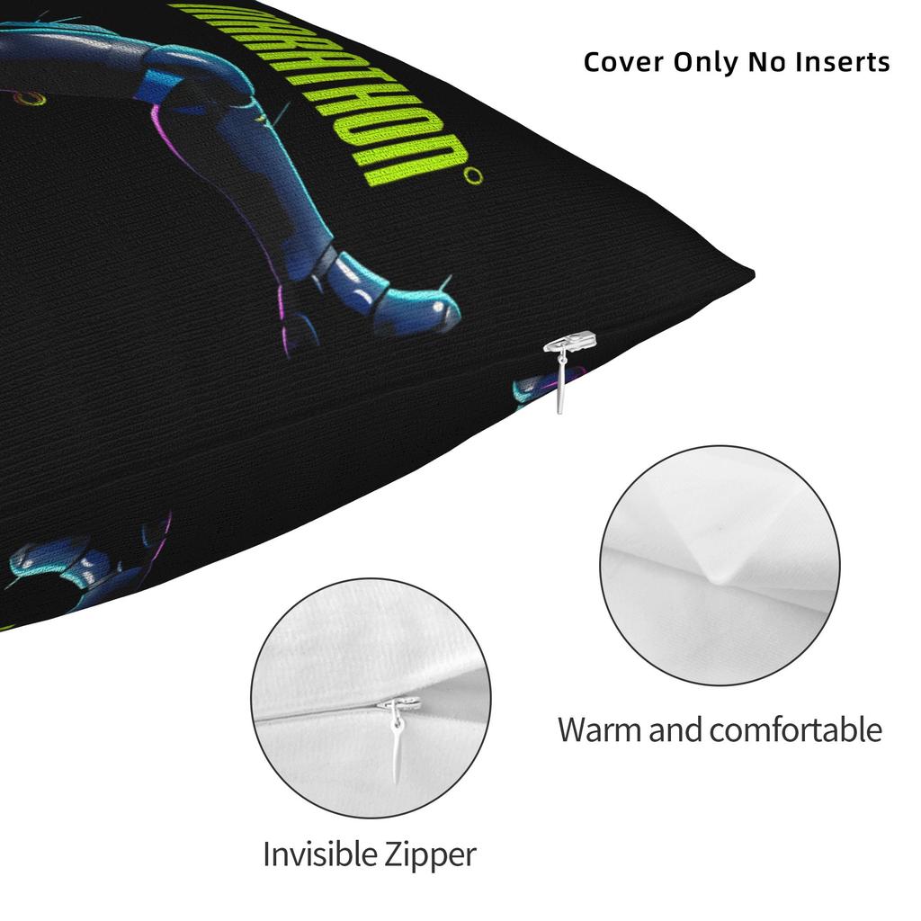 Game Marathon Pillow Cover Product Soft Cushion Cover Gift Throw Pillow Case Cover Home Multi Size