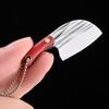 1 шт., портативный карманный нож из нержавеющей стали, брелок для ключей, мини-нож, кухонный нож для фруктов, резак