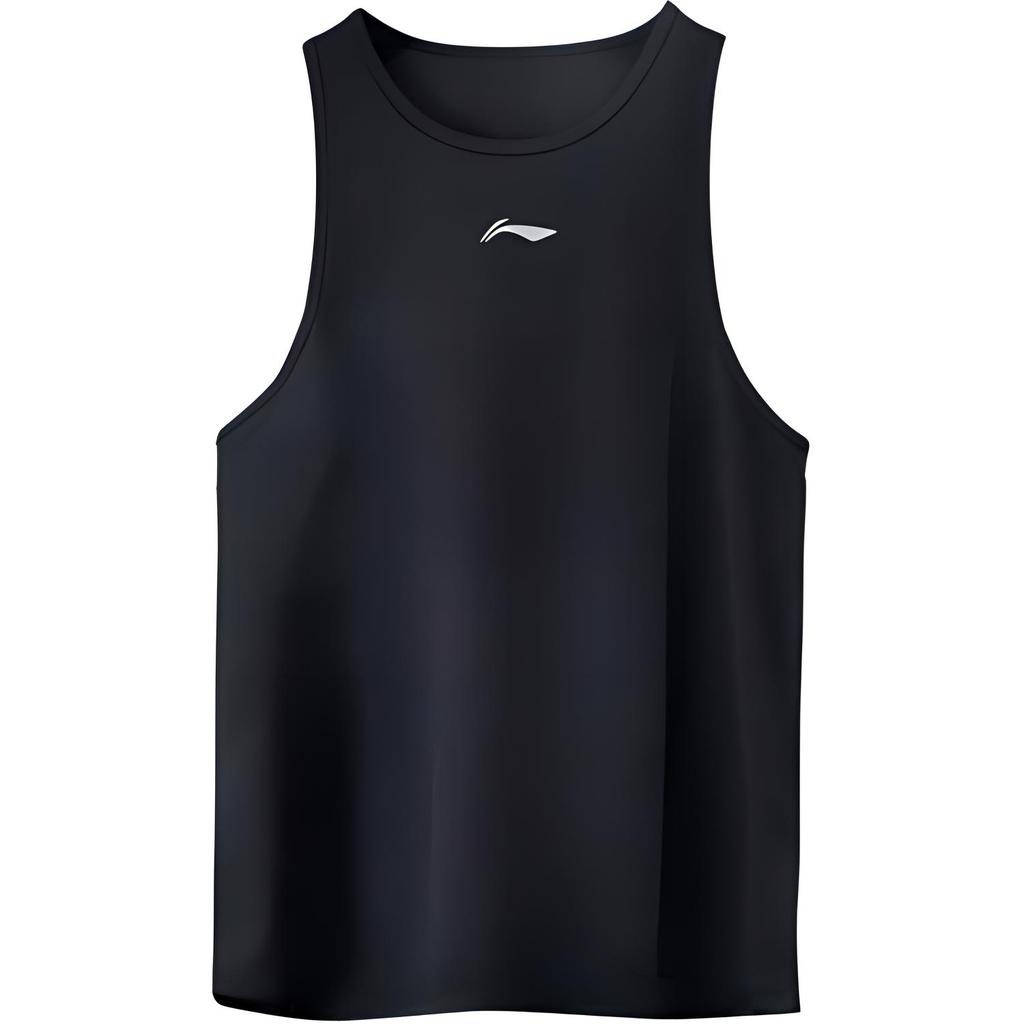Li Ning удобный спортивный повседневный бег баскетбол фитнес свободный жилет унисекс жилеты черный серебристый LWTU014-2