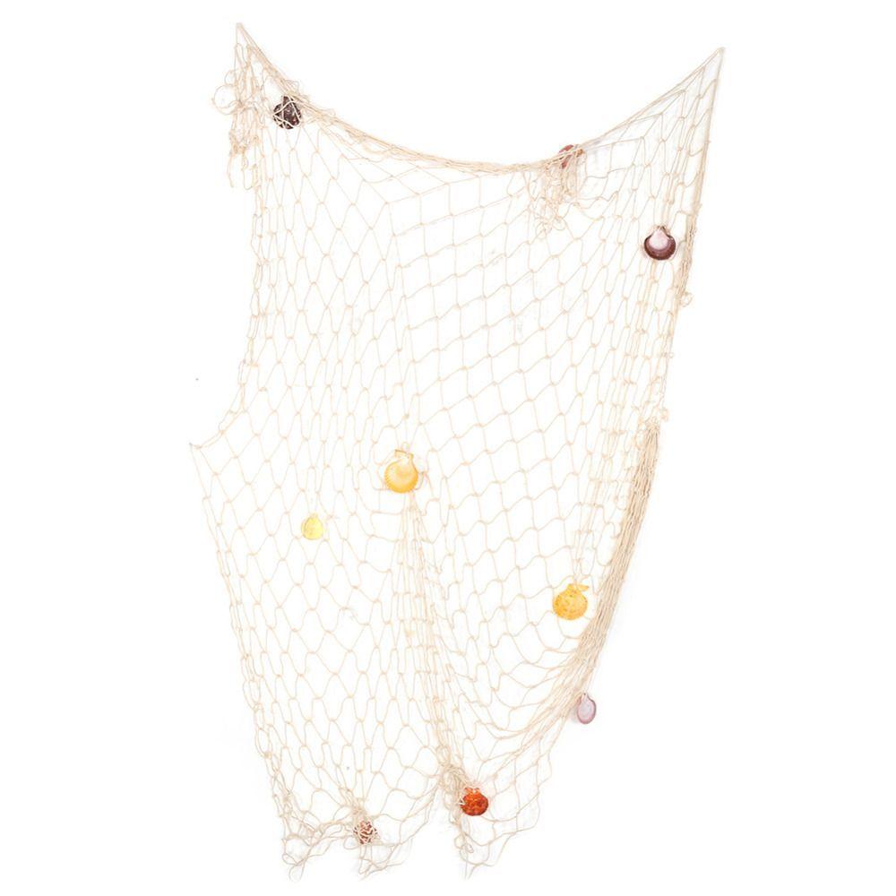 Shell Nautical Ocean Theme Home Wall Decor Shell Nets Decorative Fishing Net Mediterranean Style