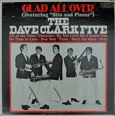LP Пластинка DAVE CLARK FIVE - Glad All Over LN24093 EPIC 1964 США Рок Б/У