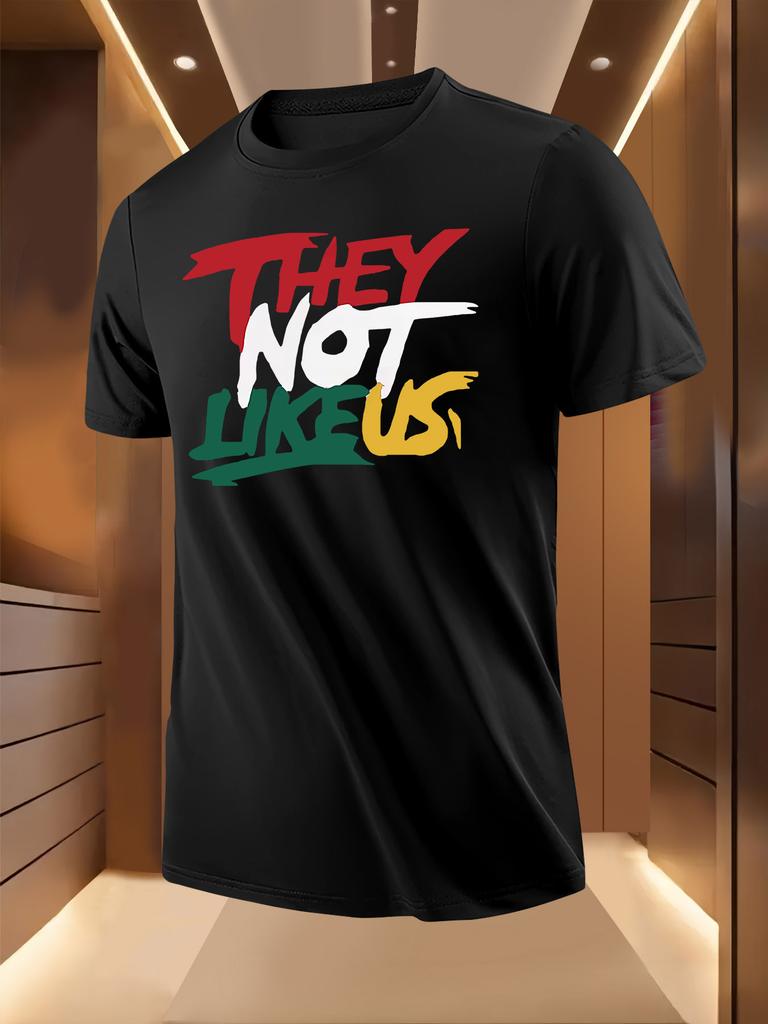 Graphic Tshirt Graphic Tshirt with Bold THEY NOT LIKE US ...