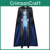 Halloween Megamind Cosplay Jumpsuit Cloak Set Performance Costume For Adult