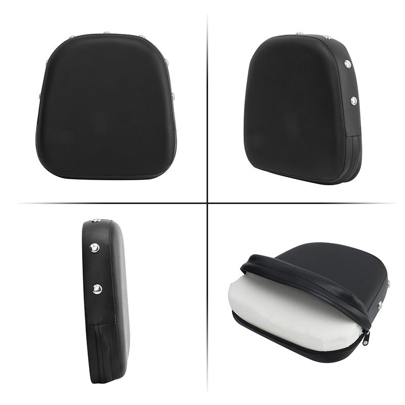 Universal Motorcycle Pillion Rear Backrest Sissy Bar Cushion Pad For Harley Honda Yamaha Suzuki Kawasaki Bobber Chopper Touring