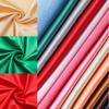 Однотонная атласная ткань, шелковистая и блестящая ткань, гладкая свадебная атласная ткань для свадебного платья, изготовления одежды, поделок своими руками, шитья