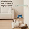 Electric Rotating Electric Butterfly Cat Toy Suction Cup Base Automatic Cat Toy  Pet Gifts