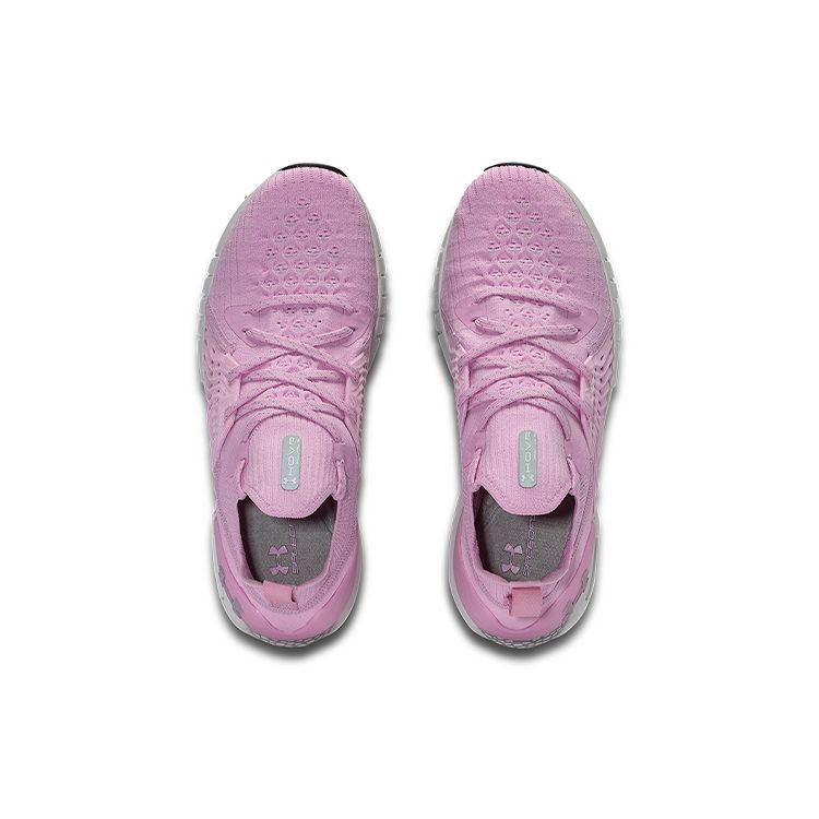 Under Armour HOVR Phantom RN Спортивная ткань Синтетическая кожа Низкий верх Повседневные кроссовки для бега Женские кроссовки Розовый 3025228-601