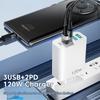 Для Xiaomi 120 Вт супер быстрое зарядное устройство Head Ultra Charger 5port 3 Usb 2 Type C 10A зарядное устройство быстрая высокоскоростная зарядка для Xiaomi Samsung