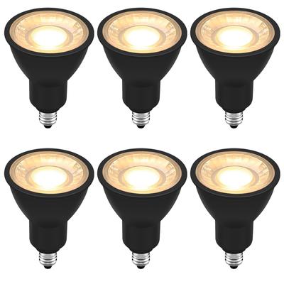 Kyodo Lighting Светодиодный спот, 6 шт., цоколь E11, эквивалент 60 Вт, 600 лм, теплый белый (6W), GT-SP-6WW-E11B-6B, Светодиодные лампы, Галогенные лампы, Светодиодные светильники,