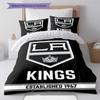 Los Angeles Kings Pattern Bedding Set Quilt Cover Pillowcase Home Decor Gift (1 * duvet cover + 2 * pillowcase, without core)