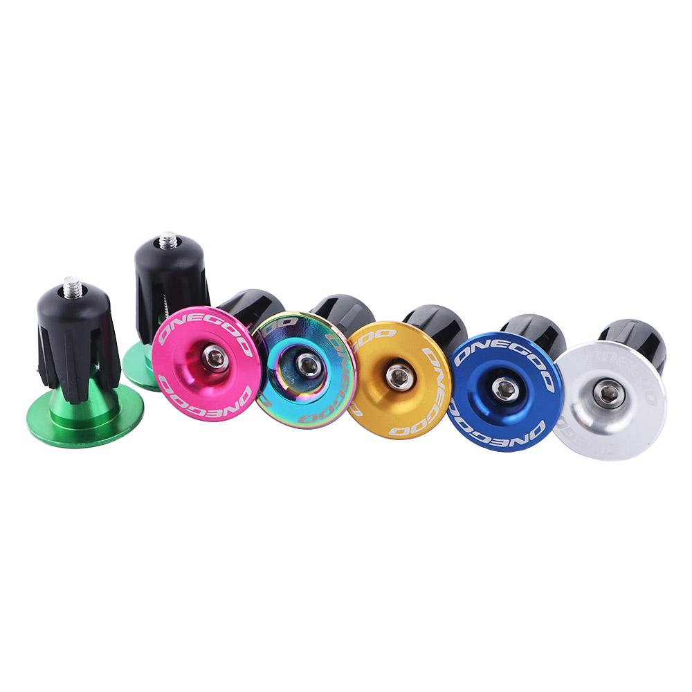 Caps Aluminum Zinc Zinc Alloy Bicycle Bar Ends Plugs Bicycle Grip Handlebar End Caps Handle Grips Plugs