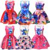 2023 New Arrival Starry Baby Lilo And Stitch Girls Dress, Cartoon Style, A-line Skirt