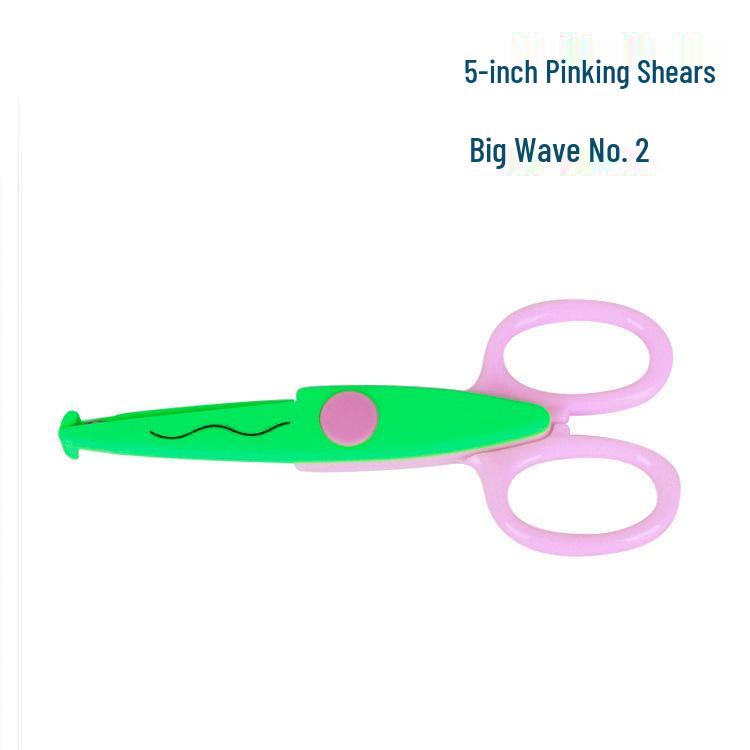 Детские безопасные ножницы для рукоделия - 5-дюймовые лезвия с забавным узором для DIY и альбомов