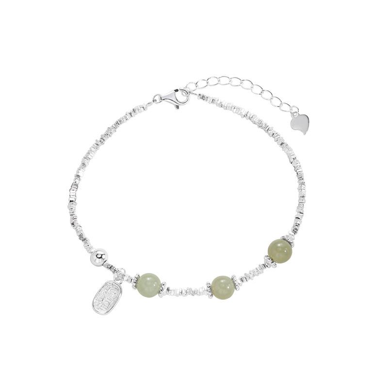 Браслет Lucky Nafu Женский Гуочао Новый Китайский Нишевый Деликатный Браслет из Круглых Бусин Женский