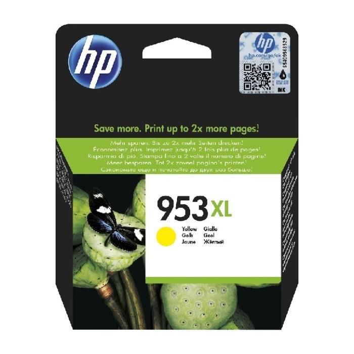 HP 935 Genuine Yellow Ink Cartridge (C2P22AE) for HP OfficeJet 6230/6820/6830