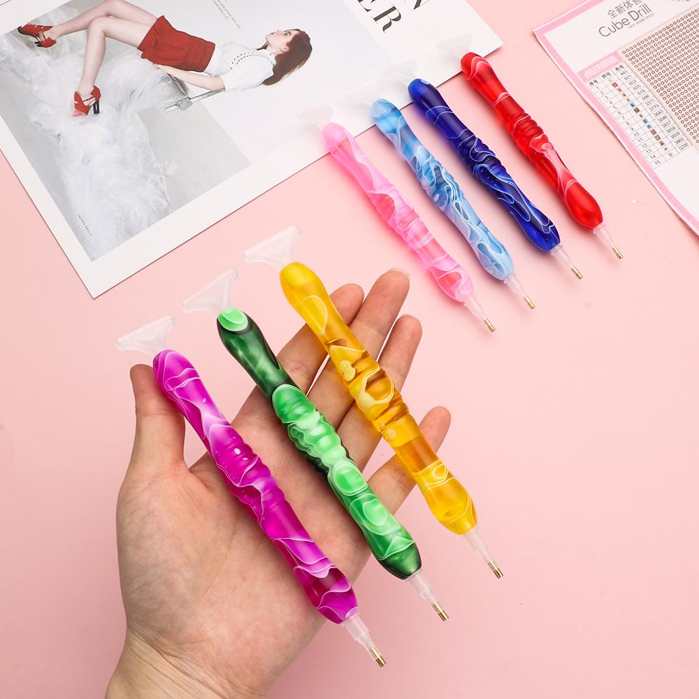 Stitch Sewing Accessories Resin Pen Point Drill Pen Resin Diamond Painting Pen 5D Diamond Painting