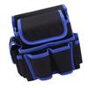 Поясная сумка для инструментов Водонепроницаемая ткань Оксфорд Многофункциональные карманы на ремне Сумка для электрика Синяя
