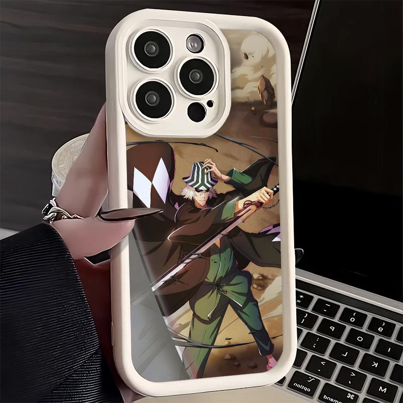Чехол для телефона iPhone 17 Air 16E 15 16 Pro Max Bleach Kisuke Urahara Чехол 14 Plus 13 12 Mini Мягкий силиконовый Fundas