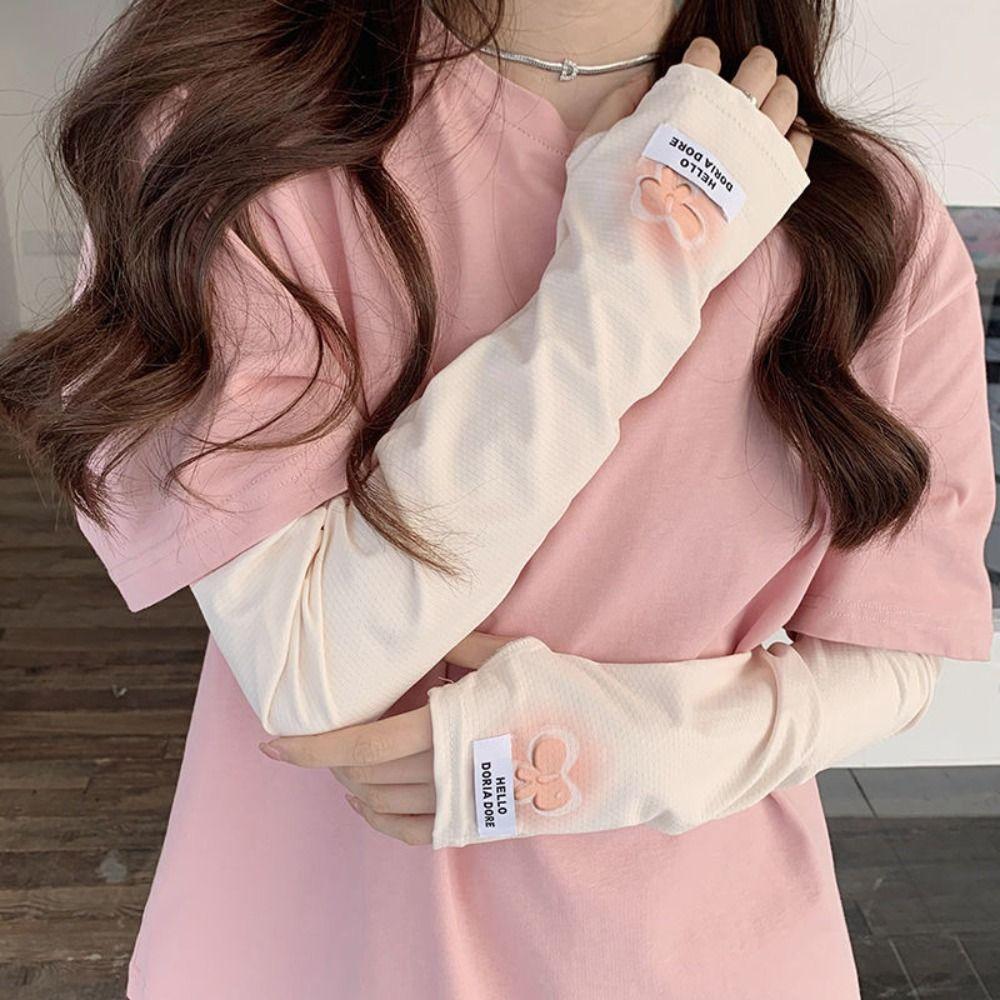 Anti-Uv Ice Silk Arm Sleeves Sun Protection Ice Sleeve Armguards UV Protection Arm Sleeves Outdoor