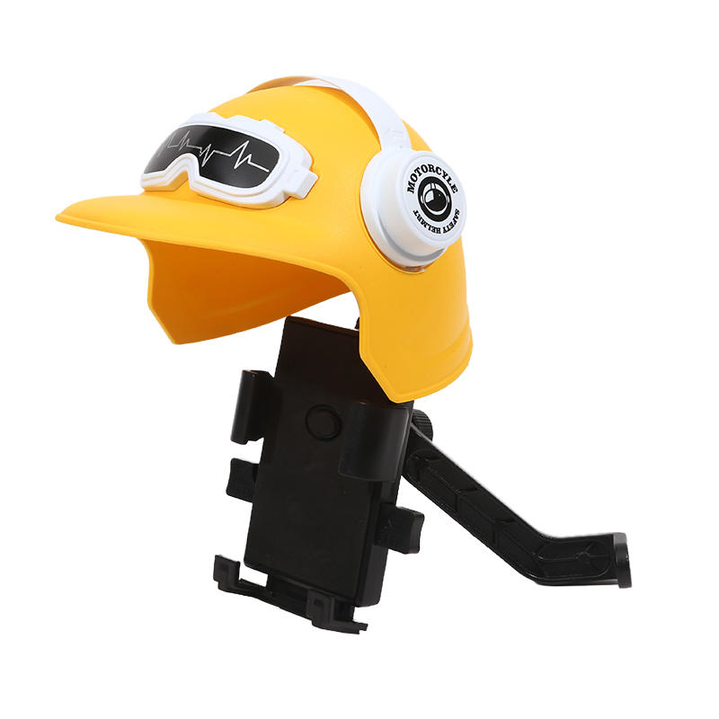 Creative Small Helmet Sunscreen Phone Stand Sunshade Umbrella Phone Bracket Mobile Phone Holder for Motorcycle Bike Accessories