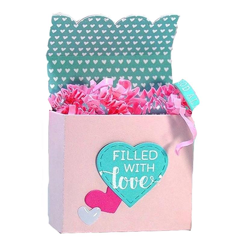 Новый 3D-коробка для резки металла, трафарет для скрапбукинга, тиснение, штамповка, альбом, карта, сделай сам