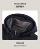 Wool filled&detachable inner lining hooded casual jacket men's winter thick warm jacket